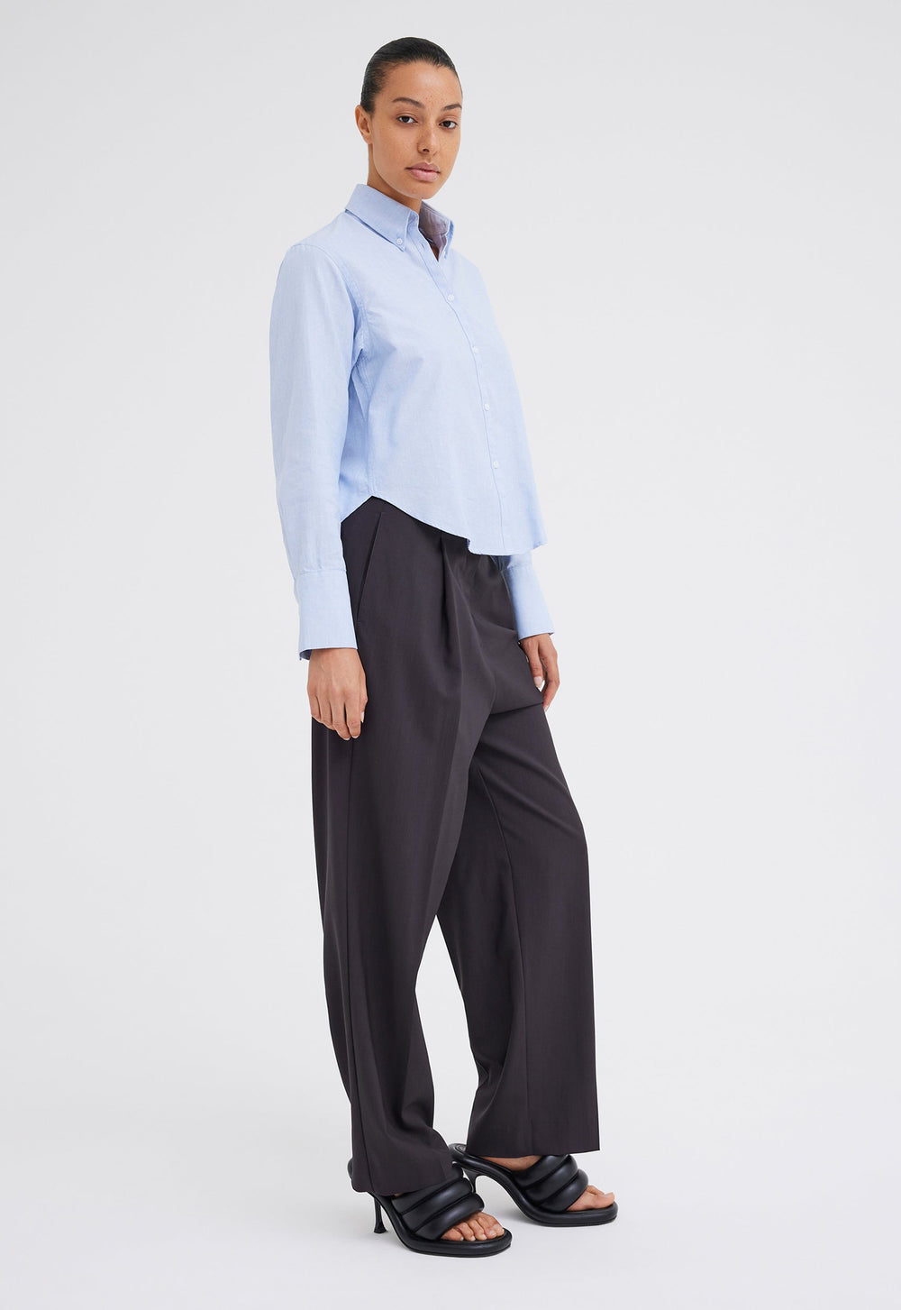 Jac+Jack Carpe Oxford Shirt - Pale Blue